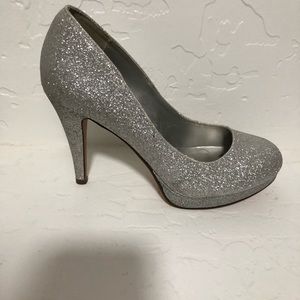 Sparkle silver shoes
